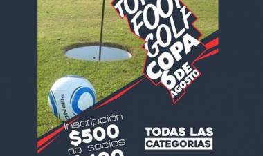 Coronel Suárez Footgolf invita al Torneo “Copa 6 de Agosto”⠀
