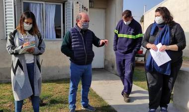 Moccero se reunió con vecinos y vecinas de barrio San Cayetano