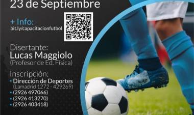 Primer capacitación de fútbol 2021