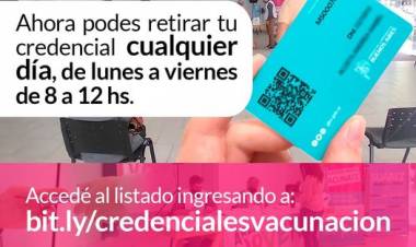 ¡Atención! Desde hoy ''Lunes 25 de Octubre'' la entrega de credenciales no es más por orden alfabético