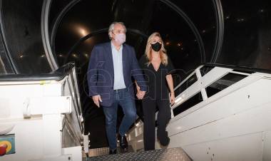 El Presidente llega a Roma para participar de la cumbre del G20