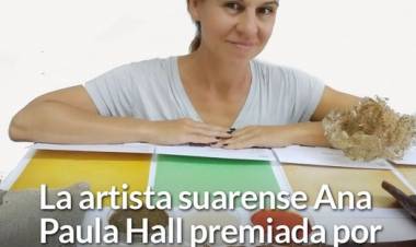 La artista suarense Ana Paula Hall premiada por la Fundación Itaú