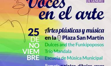 Actividad creativa: Voces en el arte “Vivas nos queremos”