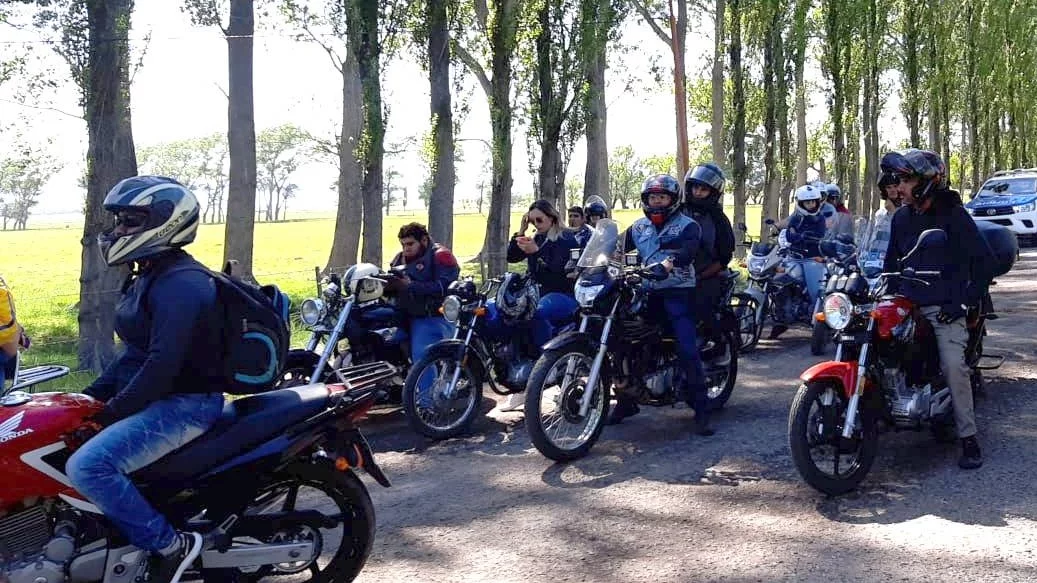Más de 600 motos de todo el país participaron del encuentro en Saavedra