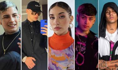 Quiénes son los 10 artistas locales que acaparan los diez primeros puestos de YouTube en Argentina