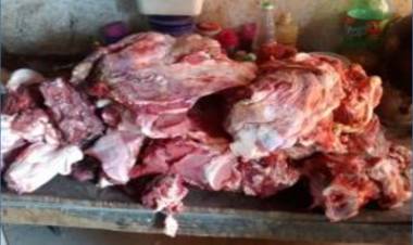 Pringles: incautan más de 100 kilos de carne que había sido robada