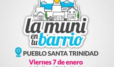 El programa “La Muni en tu Barrio” llega a Santa Trinidad