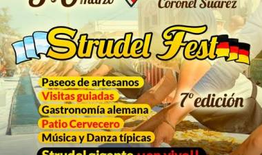 Todo listo para la 7° edición de la Strudel Fest