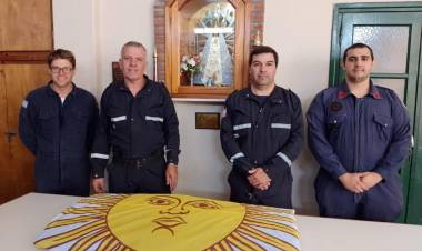 Malvinas 40 años: con la bendición de la Bandera Nacional comenzó la agenda de actividades