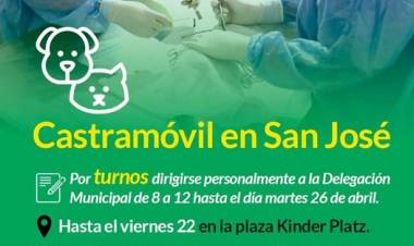 Castramóvil en Pueblo San José: cambio de ubicación