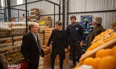Kicillof inauguró el Mercado Concentrador Frutihortícola de Coronel Suárez