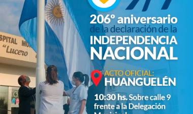 Conmemoración por el 206° aniversario de la declaración de la Independencia