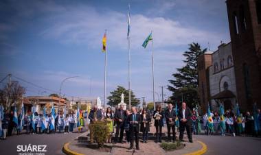 Moccero convocó a trabajar unidos, defendiendo la paz social, para construir juntos el futuro del distrito 
