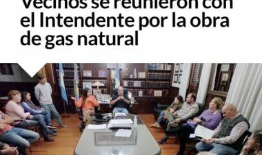 Pueblo San José: vecinos se reunieron con el Intendente por la obra de gas natural