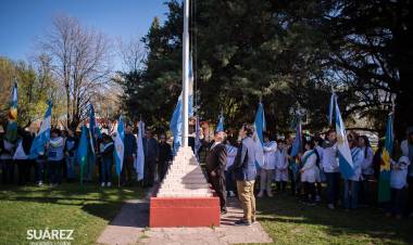 Acto oficial por el 110° aniversario de Huanguelén