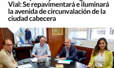 Se repavimentará e iluminará la avenida de circunvalación de la ciudad cabecera