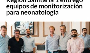 Región Sanitaria 1 entregó equipos de monitorización para neonatología