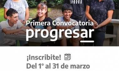 PROGRESAR 2023: abrio la primera inscripcion