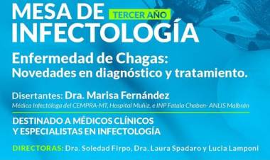 Mesa de Infectología: enfermedad de Chagas