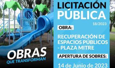 Licitación Pública: “Recuperación de Espacios Públicos–Plaza Mitre”