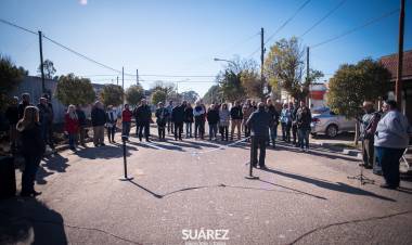 Huanguelén: Obra de cloacas en barrio San José