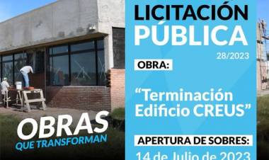 Licitacion Publica: Terminación de edificio CREUS