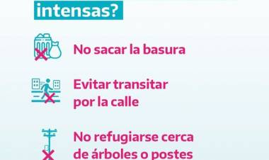 Como actuar frente a lluvias intensas