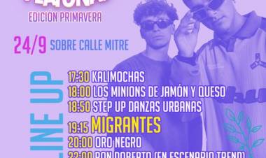 Con “Migrantes” preparate para recibir la Primavera en "Suarez Peatonal"