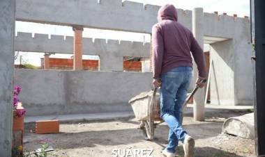 La Escuela Especial tendrá su CFI: se construye un aula taller en la Escuela N°501
