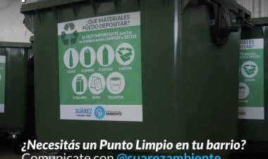 Sumamos 25 nuevos Puntos Limpios para el distrito de Coronel Suárez