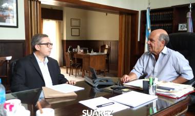 Se firmó el convenio para que Santa Trinidad cuente con un cajero automático del Banco Provincia