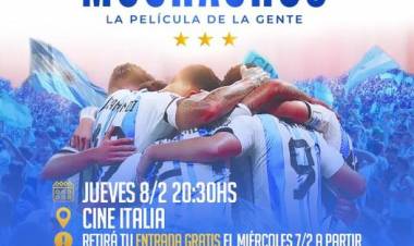 La Muni te invita al cine para ver la peli “Muchachos, la película de la gente”