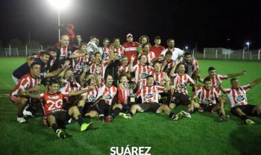 San Martín de Carhué es el ganador del Torneo Fútbol del Recuerdo