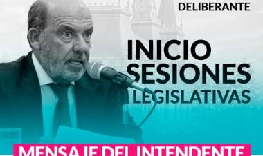 El Intendente Ricardo Moccero inaugurará el período de sesiones ordinarias del Concejo Deliberante