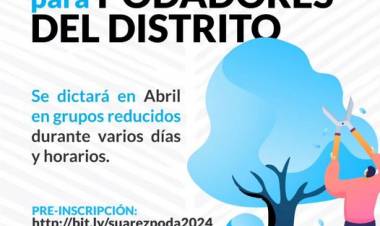 Capacitación anual para podadores del distrito 2024