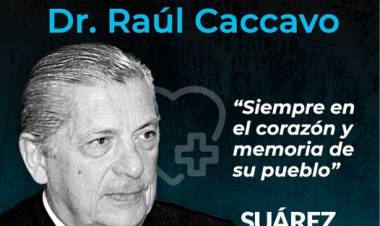 Hoy 20° aniversario de la partida del doctor Raúl Caccavo