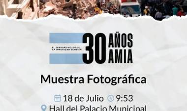 Muestra fotografica a 30 años del atentado a la AMIA
