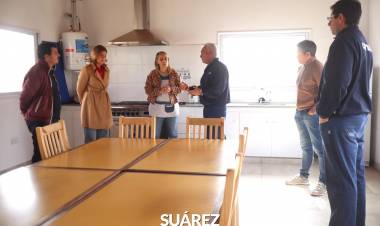 Se inauguró la obra de gas en el aula taller de la Escuela Especial N° 501