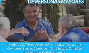 Ya podés inscribirte en la colonia de vacaciones de personas mayores