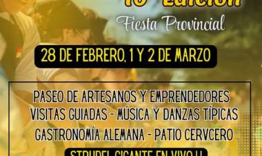 La Strudel Fest ya tiene su grilla de espectáculos confirmada, y es ¡Imperdibleeee!