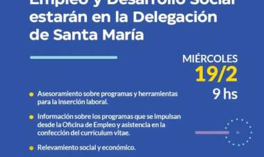 Empleo y Desarrollo Social al servicio de la comunidad