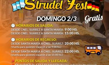  ¡La Muni te lleva a la Strudel Fest GRATIS!