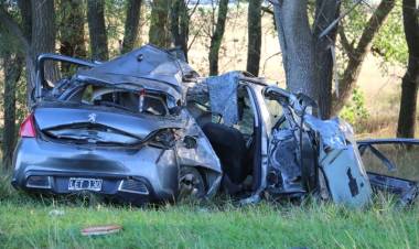 Un grave accidente sufrio un joven de pueblo Santa Maria el domingo por la mañana