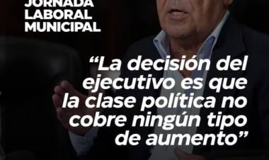 Moccero pidió a los concejales que rechacen el aumento del 23% en sus dietas
