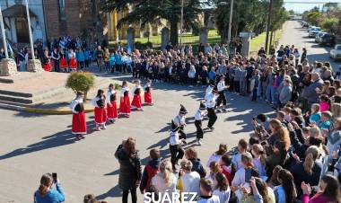 Vecinos e instituciones de Pueblo Santa María celebraron el 138° aniversario de la comunidad