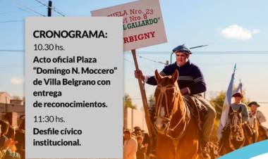 Invitación al Acto por el 215° Aniversario de la Revolución de Mayo 