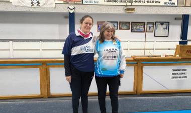 Las representantes de Coronel Suarez para el individual de Zarate