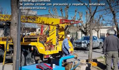 Aviso de corte de tránsito