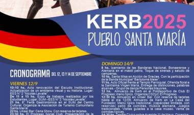 Pueblo Santa María palpita sus Fiestas Patronales 2025