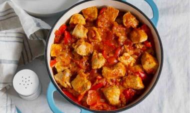 Receta de pollo a la calabresa con un toque picante
